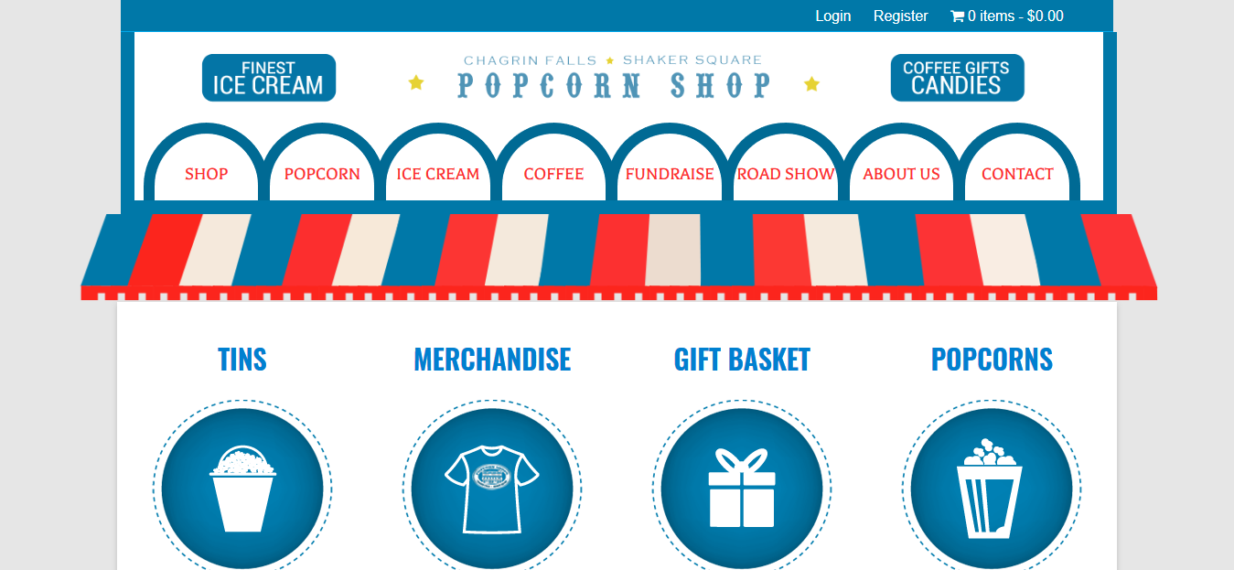 Chagrinfalls Popcorn Shop